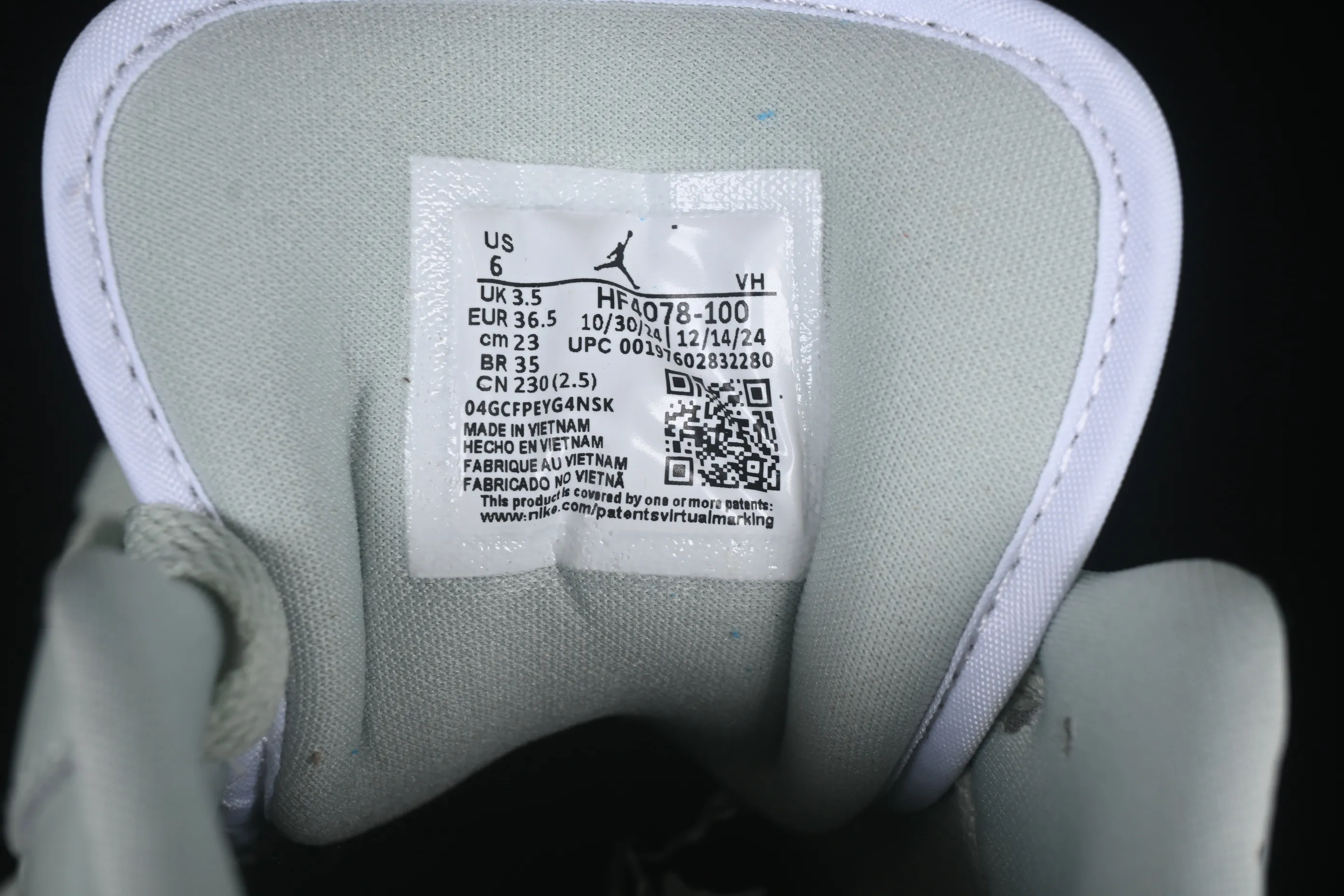 All categories Air Jordan Jordan series basketball shoes Air Jordan 1 Low Air Jordan 1 Low AJ1 Joe 1 amber green low-top cultural and casual sneakers HF4078-100